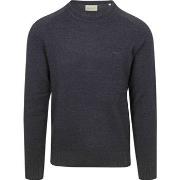 Sweat-shirt Gant Pullover Wool Blend Marine