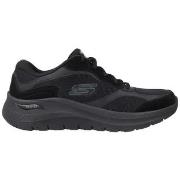 Baskets Skechers Arch Fit Mesh And Leather Overlay Lace Up