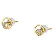 Bijoux Cleor Boucles d'oreilles en or 375/1000 et diamant