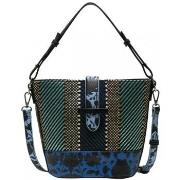 Portefeuille Desigual Sac Mix Rapport Caracas Azul Lovety Bleu 18SAXFA...