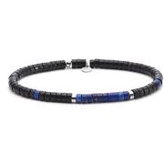 Bracelets Sixtystones Bracelet Perles Heishi 4mm Pierre Lapis -Small-1...