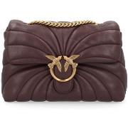 Sac Pinko Sac Classic Love Bag Puff en cuir nappa bordeaux