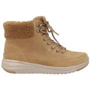 Bottines Skechers Waterproof Suede Lace Up Hiker Boot W/ Exposed Sherp...