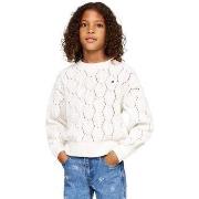 Pull enfant Tommy Hilfiger KG0KG08153-Z00 IVORY PETAL