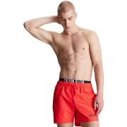 Maillots de bain Calvin Klein Jeans Short de bain homme Rouge - KMOKMO...