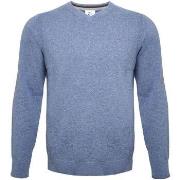 Sweat-shirt R2 Amsterdam R2 Pull Laine Merino Bleu