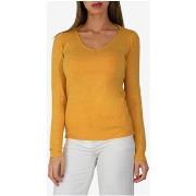 Pull Kebello Pull col v Jaune F