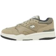 Baskets basses Lacoste Baskets homme Ref 63898 AAL Kaki Clair