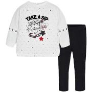 Jogging enfant Mayoral Ensemble Fille Sweat+Leggings Etoile Noir