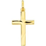 Pendentifs Brillaxis Pendentif croix diamantage vague