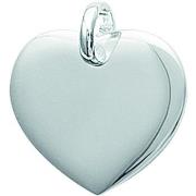 Pendentifs Brillaxis Pendentif Coeur argent 20mm