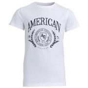 T-shirt enfant American College TSHIRT BRODERIE - WHITE - 12 ans