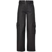 Pantalon Liu Jo Pantalon cargo en tissu enduit