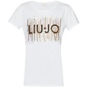 T-shirt Liu Jo T-shirt avec logo et strass