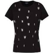 T-shirt Liu Jo T-shirt en coton avec strass