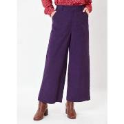 Pantalon La Fiancee Du Mekong Pantalon large 7/8 en velours NINON