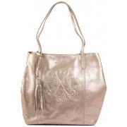 Cabas Christian Lacroix Sac Cabas en Cuir Relief 16 Champagne