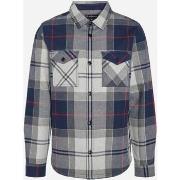 Chemise Barbour Cannich tailored tartan overshirt -blue granite tartan