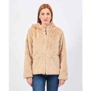 Blouson Markup Veste en fausse fourrure avec capuche