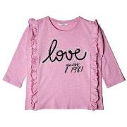 Chemise enfant Guess T-shirt manches Longues Rose