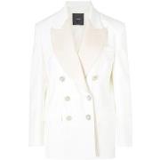 Veste Pinko VALLINI DOUBLE JACKET WHITE 104496-7873-Z05