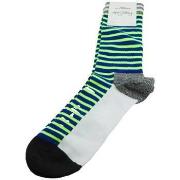 Chaussettes hautes Happy socks NEON STRIPE THIN CREW