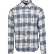 Chemise Dstrezzed Chemise Stein Flanel A Carreaux Bleu