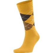 Chaussettes Burlington Laine Edinburgh Jaune 1314