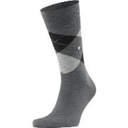 Chaussettes Burlington Laine Edinburgh Gris 3180