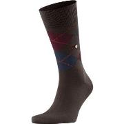 Socquettes Burlington Laine Edinburgh Marron 5235