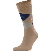 Chaussettes Burlington Laine Edinburgh Beige 5038