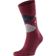 Socquettes Burlington Edinburgh Rouge 8104