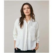 Chemise Harris Wilson Fiby Shirt Ecru