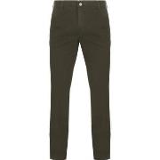 Pantalon Meyer Chino Bonn Twill Vert Olive