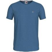 T-shirt Tommy Jeans T shirt Slim Ref 63307 C2T Bleu