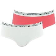 Boxers Athena Lot de 2 boxers fille Coton Ultra Doux Girl by