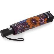 Parapluies Isotoner Parapluie auto Fleurs Seventies