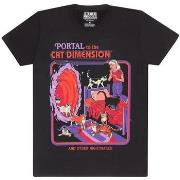 T-shirt Steven Rhodes Portal To The Cat Dimension