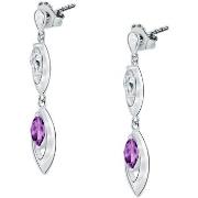 Boucles oreilles Cleor Boucles d'oreilles en argent 925/1000 et zircon