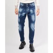 Jeans Different Différents jeans homme coupe slim avec nuances