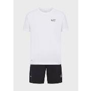 T-shirt Emporio Armani EA7 8NPV03 PNDDZ-21BA WHITE/BLACK