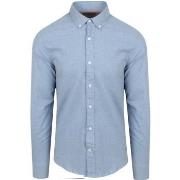 Chemise Suitable Chemise Flanelle Bleu Clair