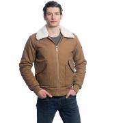 Blouson Harrington Blouson aviateur en canvas camel