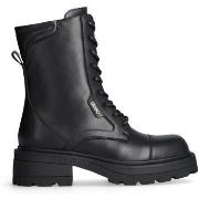 Bottines enfant Liu Jo Rangers en cuir noir