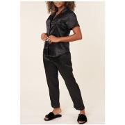 Pyjamas / Chemises de nuit Kebello Pyjama fluide en satin Noir F