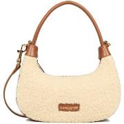 Sac à main LANCASTER Sac hobo Zippé Aura polaire 518-021 Camel