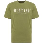 T-shirt Mustang T-shirt coton col rond droit