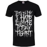 T-shirt Grindstore This Is My I Hate Everyone Today