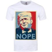 T-shirt Grindstore Donald Trump Nope