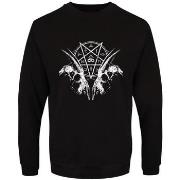 Sweat-shirt Grindstore Goat Skull Pentagram